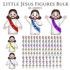 30 200 작은 예수 피규어 당신 사랑 아기 미니 대량 종교 선물 부활절 달걀 채우기호환