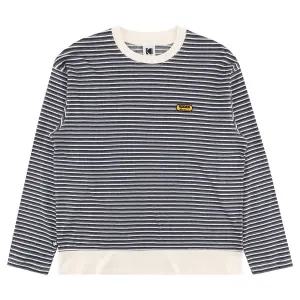 코닥 멀티 스트라이프 긴팔 티셔츠 K6123LRL13NVY