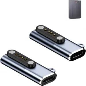 PLAUD 노트/플라우드 노트 프로 AI 음성 녹음기용 WUNIAK 타입-C 충전 어댑터 키체인 (2팩)을 갖춘 PLAUD용