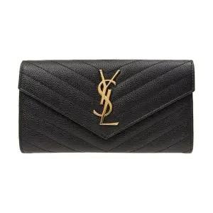 [생로랑] 금장 마틀라셰 여성 장지갑 146623427