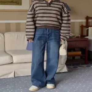 10637 진청 스판 일자 와이드핏 데님 (one color) 히든밴딩