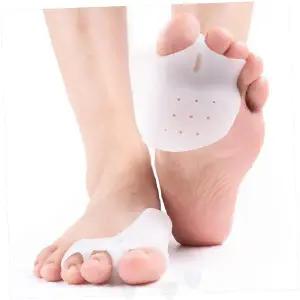 실리콘 발가락 보호 패드 발가락 사이 벌림 교정 보호대 발 통증 풋케어 발 관리