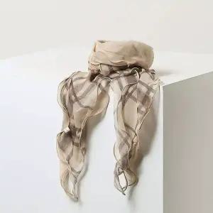 [국내 백화점발송] 헤지스 스카프 실크 울 캐시미어 여성용 남성용 봄 무지디자인