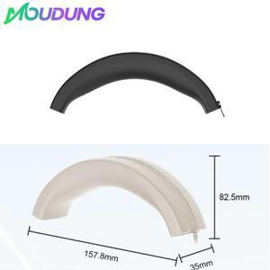 MOUDUNG 교체용 아이스 젤/가죽 이어패드/Anker Soundcore Space Q45 헤드폰용 실리콘 지퍼 헤드 빔 보호