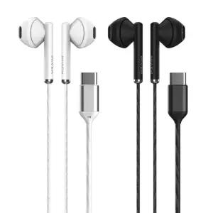 아이리버 C타입 유선 이어폰 BVC-100/귀걸이형/귀걸이/줄/컴퓨터/휴대폰/핸드폰/오픈형/C형/커널형/마이크