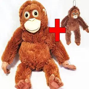 오랑이인형 키링 오랑우탄인형 세트 동물인형 오랑우탄 원숭이 봉제인형 애착인형 오랑이열쇠고리