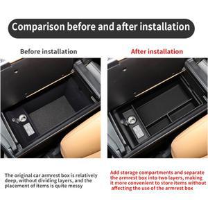 20222025 Lexus ES 센터 콘솔 팔걸이 보관함 ES300H 내부