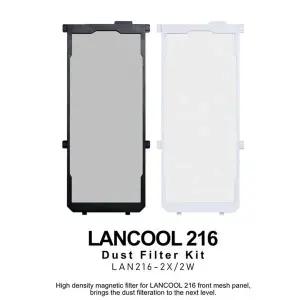 LANCOOL 216 마그네틱 먼지 패널용 전면 메쉬 필터 고밀도 게이머 캐비닛 액세서리 LIAN LI LAN216-2X2W