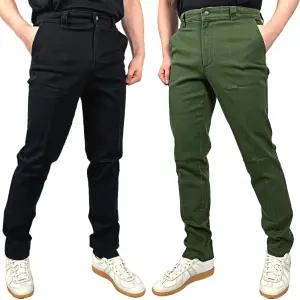 봄 가을 면 골프바지 RPA 허리편한 골프웨어 아빠 중년 남성 바지 일자핏 스판