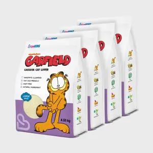 [4개세트] 가필드 고양이모래 보라(굵은입자) 4.55kg 카사바모래