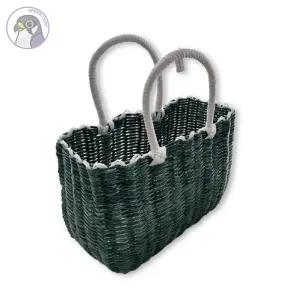 스트로우백 라탄 바구니 가방 여름 피크닉 토트백