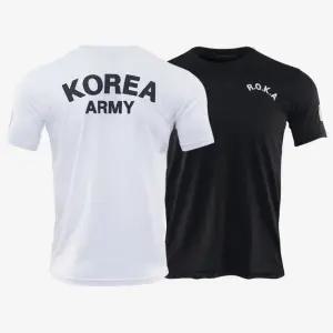 로카 반팔티 국내생산 쿨메쉬 쿨링 육군 ROKA 밀리터리 운동복 단체복