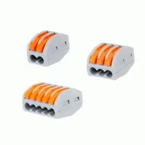 전선연결 무탈피커넥터 8선 전선 연결 단자 레버 형커넥터 무탈피 커넥터 꽂음 전기작업