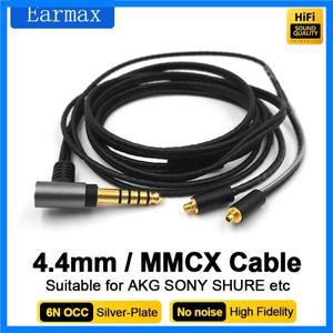 4.4mm 밸런스드 스테레오 AKG 소니 N5005 SE215 N40 N1AP F5 이어폰 교체 가능 단결정 구리 케이블