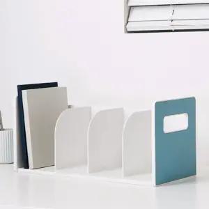 민트 4단 마이룸 책꽂이 시스맥스 업무용 손잡이 책상 데스크 정리 수납/이동/간이책꽂이/플라스틱/디자인