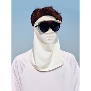안면 마스크화이트 이마 자외선차단 얼굴 스카프 햇빛가리개 골프마스크 쿨마스크