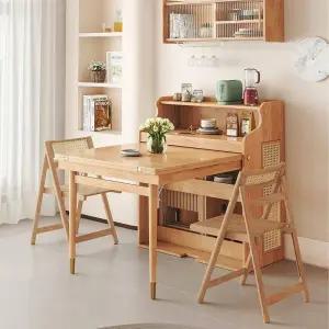 접이식 식탁 원룸 공간활용 4인용 확장형 원목 테이블