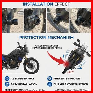 존테스 368G D E G M 2024 오토바이 앞바퀴 액슬 포크 슬라이더 충돌 방지 보호대