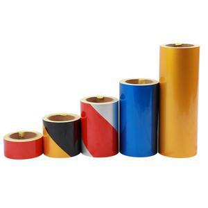 위험 고휘도 반사지 반사테이프 사선 띠스티커 20cmx30m 옐로우/블랙