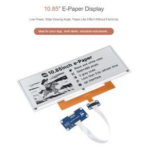 10.85 전자종이 디스플레이 전자잉크 1360 × 480 픽셀 표 선반 라벨