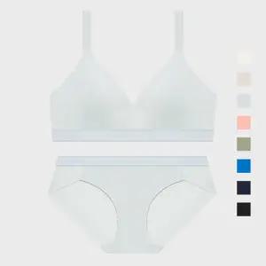 게스언더웨어 NEW 컬러 입고 에어 메쉬몰드 노와이어 브라 팬티 세트 8Colors 1147304 410233
