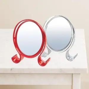 [Deco] 국산 스타 원형 양면 스탠드거울 198x55x229mm 투명