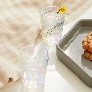 소품 홈파티 술잔 홀로그램 소주잔 4개세트 와인잔 크리스탈 유리 컵 소주잔 언더락 맥주컵 강화