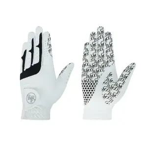 [비티알] 남성 여름 실리콘 그립 블랙매쉬 골프 양손 장갑 2552GB054M