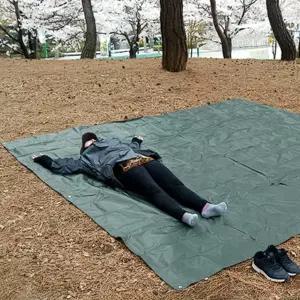 초대형 방수 두꺼운 돗자리 특대형 피크닉 장마 캠핑 물막이 3M