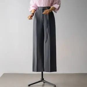 (안나앤모드) deal 투핀턱 벨티드 쿨 슬랙스[팬츠EC533]