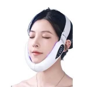 ems 주름 브이라인 마사지기 턱선 땡김이 이중턱살 홈케어 슬리밍 페이스 탄력 피부 얼굴
