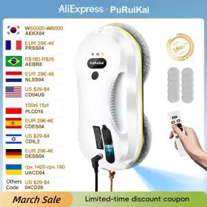 가정용 창문 자동 물 분사 청소 로봇 진공 청소기 원격 제어 전기 와이퍼 유리