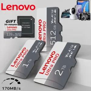 레노버 2TB 1TB 메모리 카드 고속 C10 SD 512GB 256GB 128GB U3 A2 플래시 마이크로 (휴대폰용)