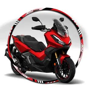 오토바이 액세서리 휠 허브 줄무늬 스티커 림 반사 데칼 For HONDA ADV 350 ADV350 2022 신상