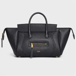 [셀린느] 리틀 러기지 그레인 카프스킨 숄더백 153692009