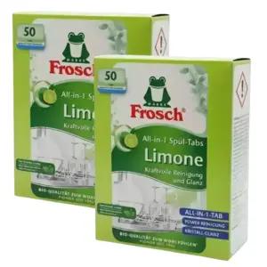 프로쉬 그린레몬 식기세척기 세제 미니 50입 450g X 2개