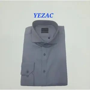 [예작]코튼폴리 남성 긴팔셔츠 솔리드 와이드카라 슬림핏 YJ1FBS106_SC