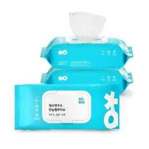 [청소연구소] 국내생산 살균소독 만능 행주티슈 (80매*3팩)