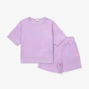 Girls 테리 반팔반바지 셋업 (FK2FSF2202F_LVD)