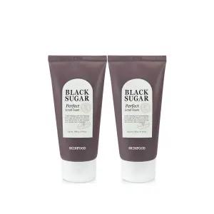 스킨푸드 블랙슈가 퍼펙트 스크럽 폼 1+1 기획세트