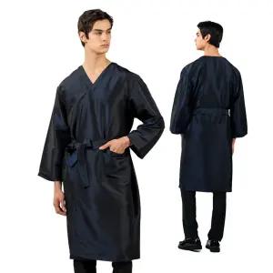 요들가운 미용실가운 롱슬리브 SG101 네이비 L 대 미용 손님가운 마사지 피부과