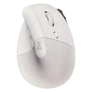 [셀러허브]로지텍 리프트 버티컬 인체공학 사무용 무선 마우스 페일그레이 (S46508356)