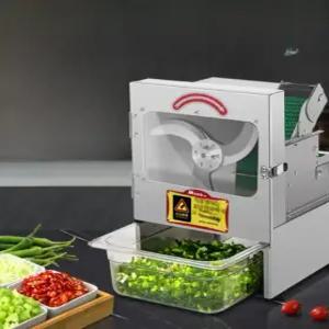 업소용 전동 야채 슬라이서 파절기 채칼 만두속 절단기 스테인리스 자동 고추 슬라이스 다지기