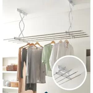 아파트 베란다 세탁실 천장 옷걸이 빨래건조대 양말 1인가구 잡화 천정부착식