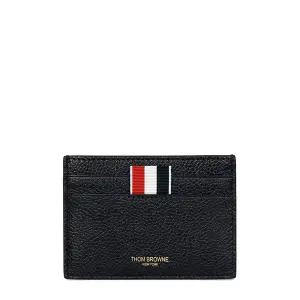 톰브라운 26SS 블랙 삼선 탭 싱글 카드지갑 MAW020L 00198 001