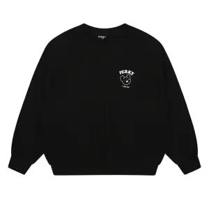 [에꼴리에] 여아 퍼피 맨투맨 티셔츠 24A3463_BK