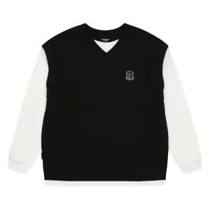 [에꼴리에] 남아 베스트 레이어드 티셔츠 24A1403_BK