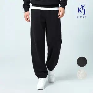 김영주골프 봄가을 와이드 조거 팬츠 남성 트레이닝 밴딩 바지 DQSMSL14
