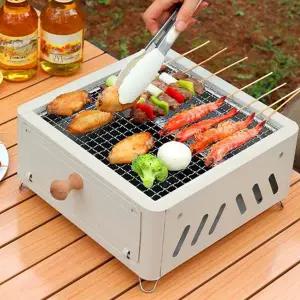 캠핑 그릴 접이식 휴대용 바베큐 캠핑 화로대 불멍 가정용 숯불 용품