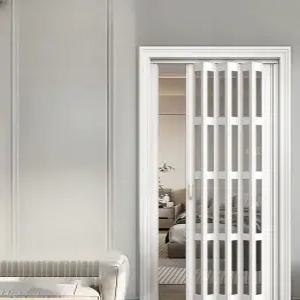 공간분리 접이식현관문 중문도어 셀프 슬라이딩 셀프설치 가벽 무타공 간이문 투명 미닫이